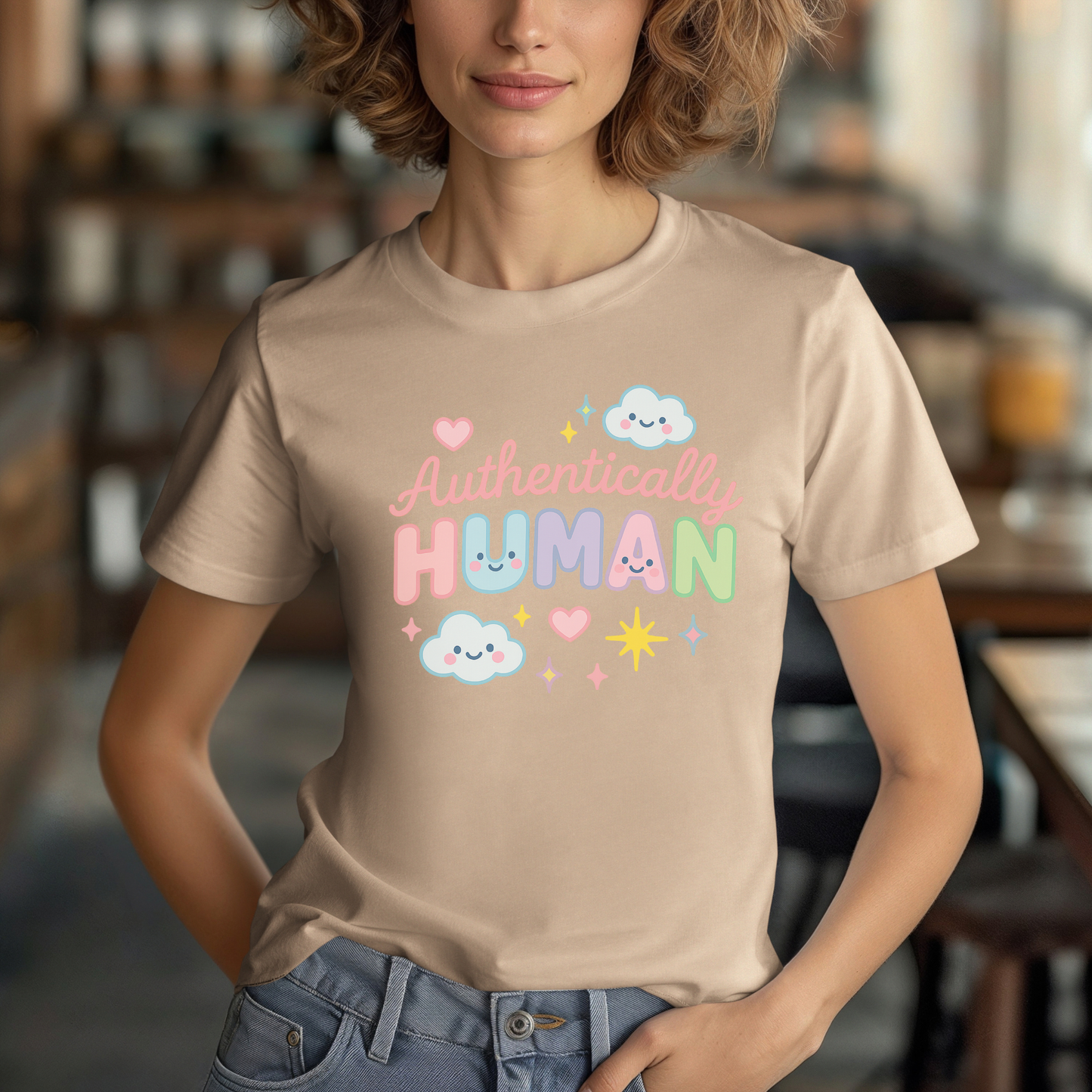 Kawaii Authentically Human Short Sleeve Tee