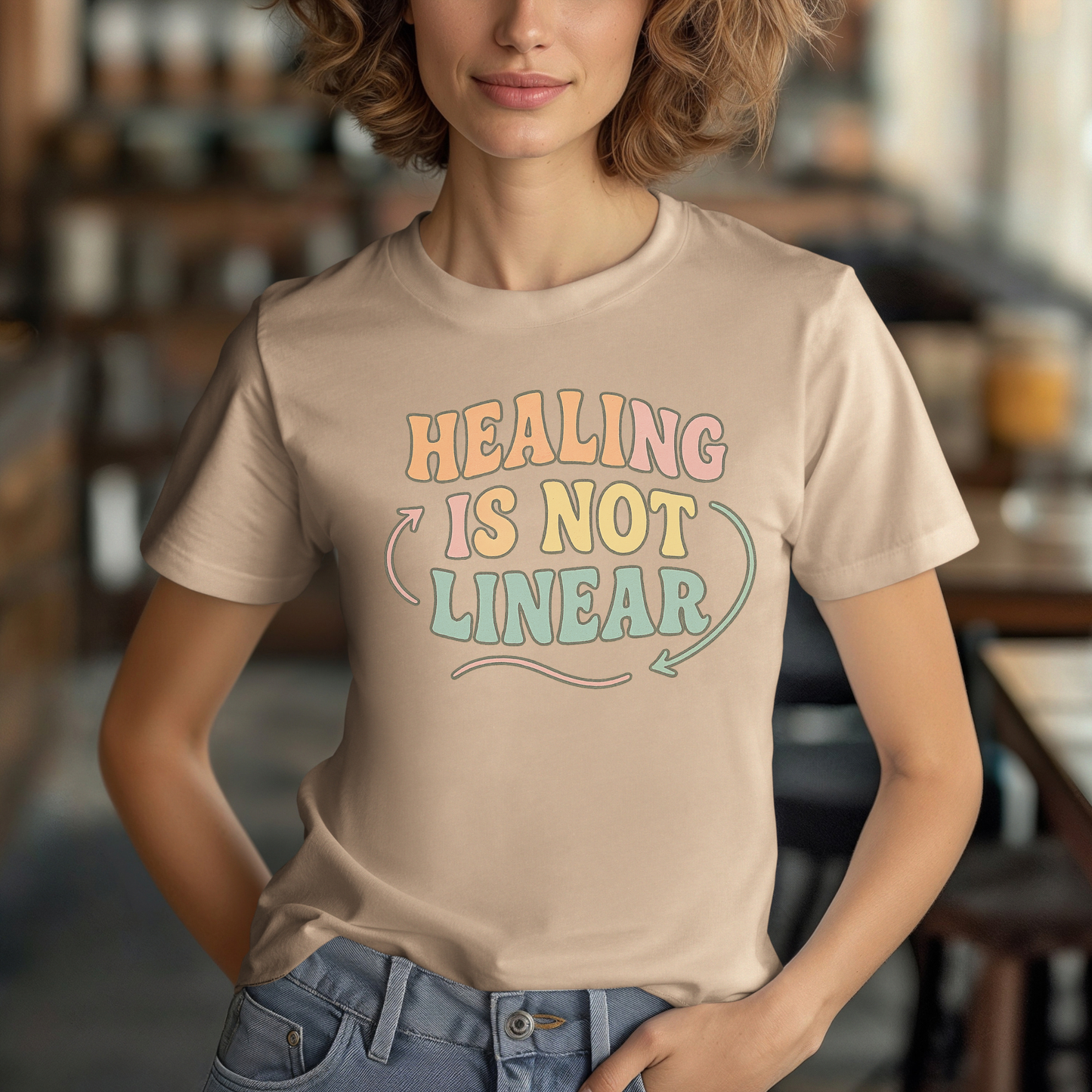 Rainbow Healing is Not Linear Tee