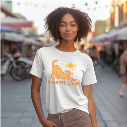 Radiate Calm Cat and Sun T-Shirt