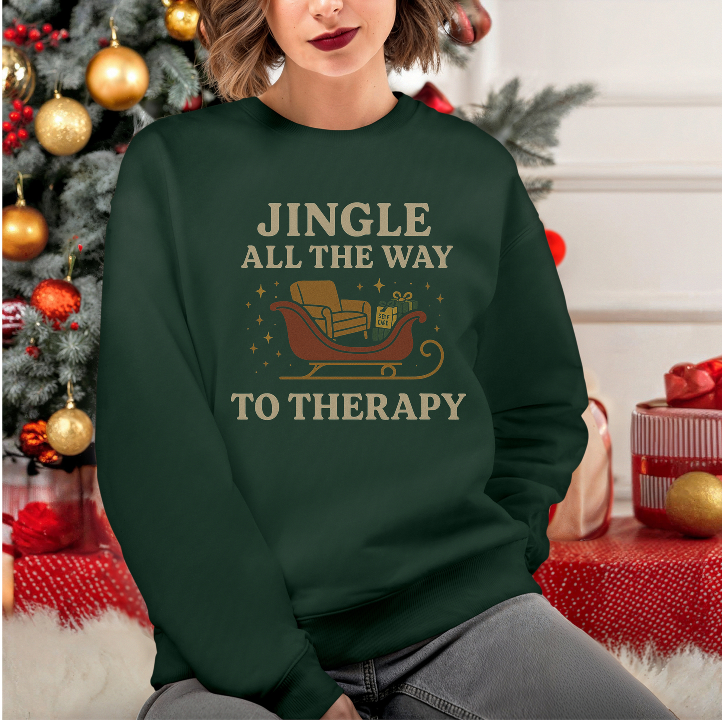 Jingle All The Way To Therapy Sweatshirt