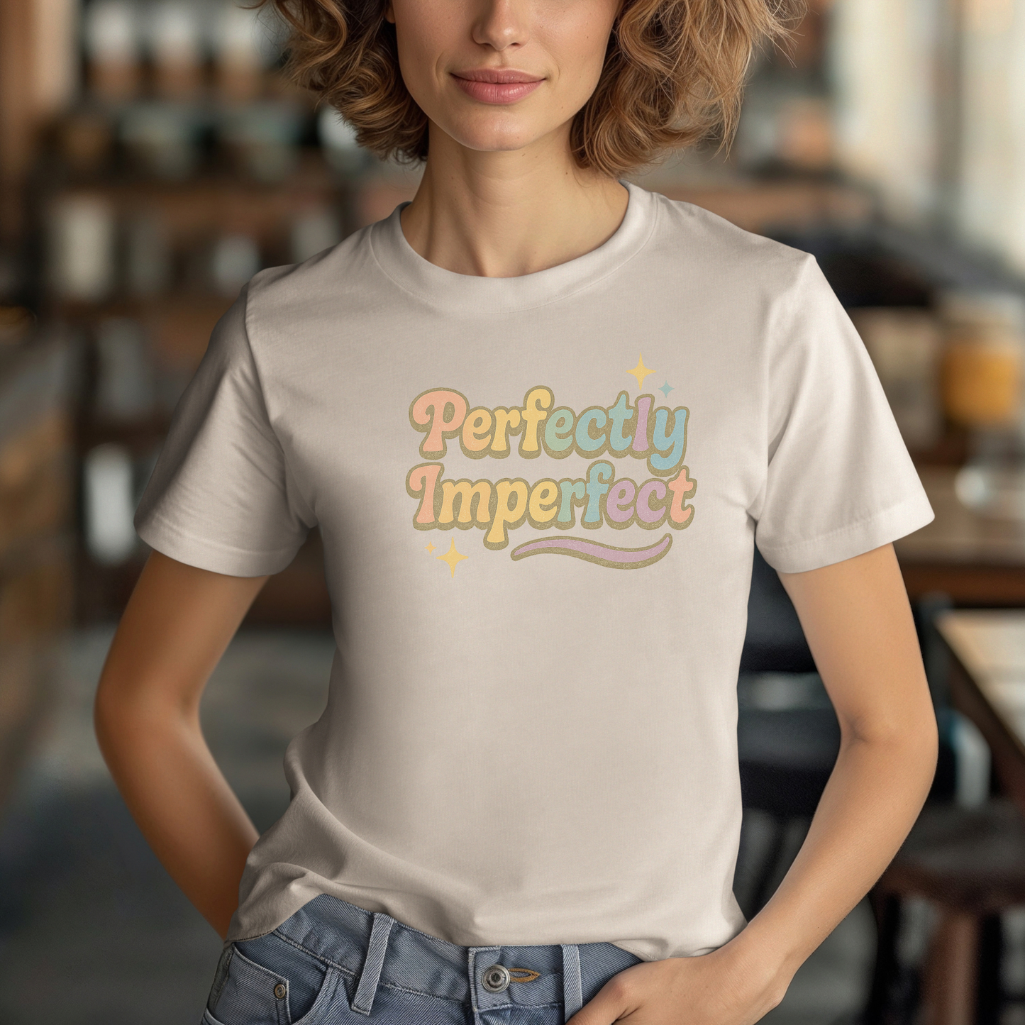 Rainbow Perfectly Imperfect Tee
